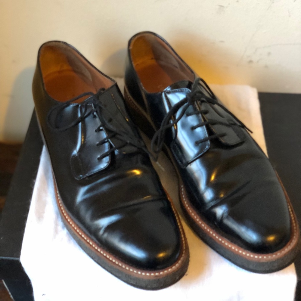 Common Projects black leather dress shoe